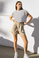 BETTER DAYS AHEAD TWILL SHORTS - By Baano