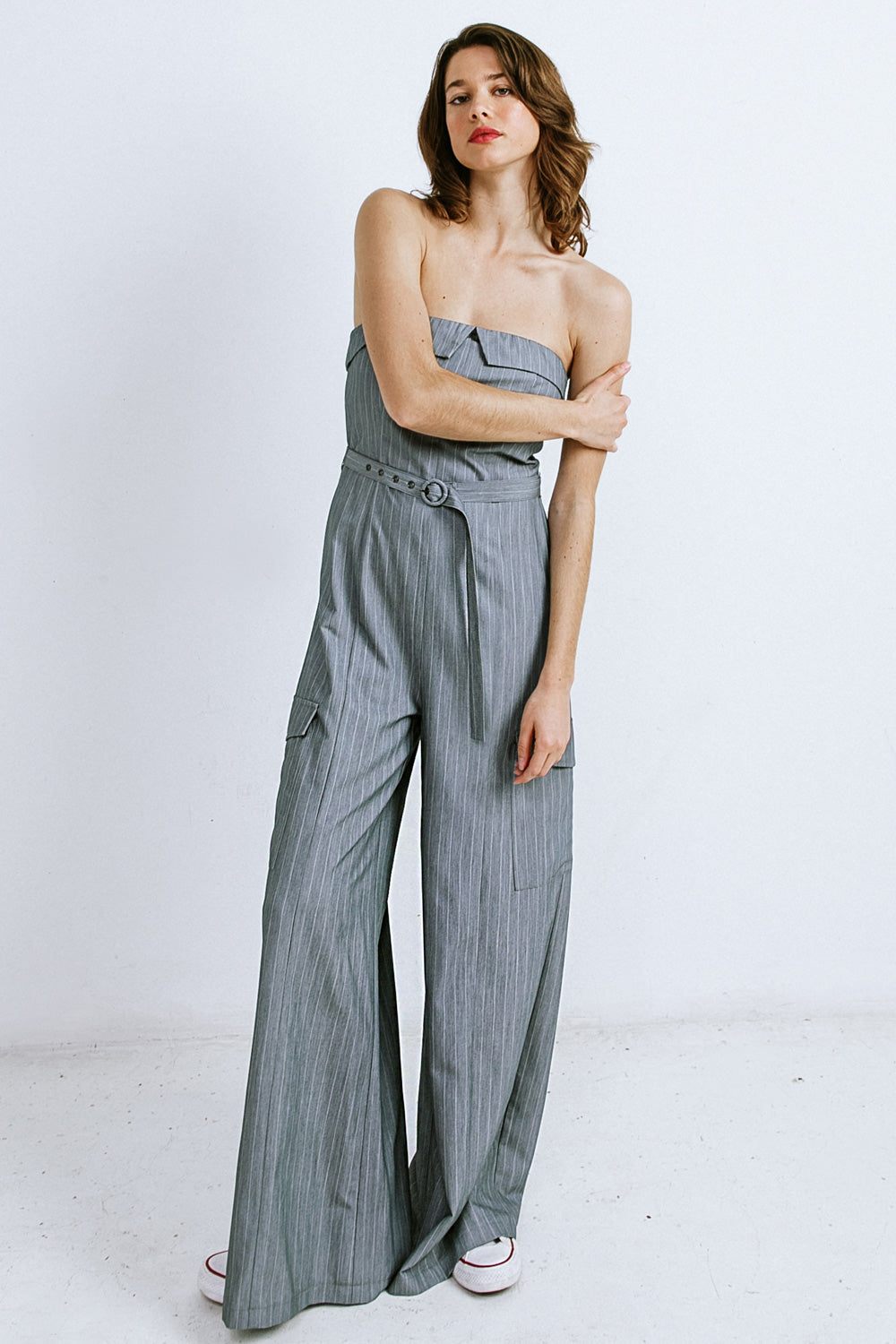 WISHFUL THINKING WOVEN JUMPSUIT - By Baano