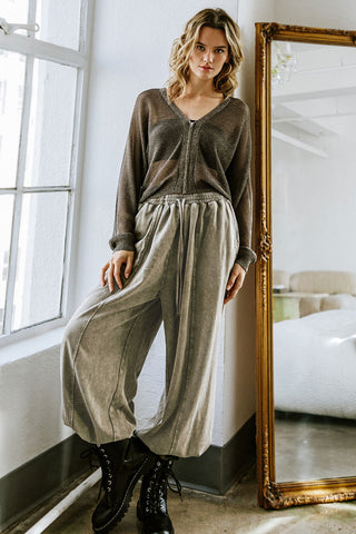 HERE GOES NOTHING SWEATER TOP - By Baano