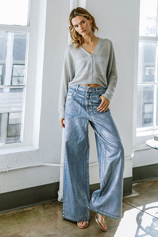 HERE GOES NOTHING SWEATER TOP - By Baano