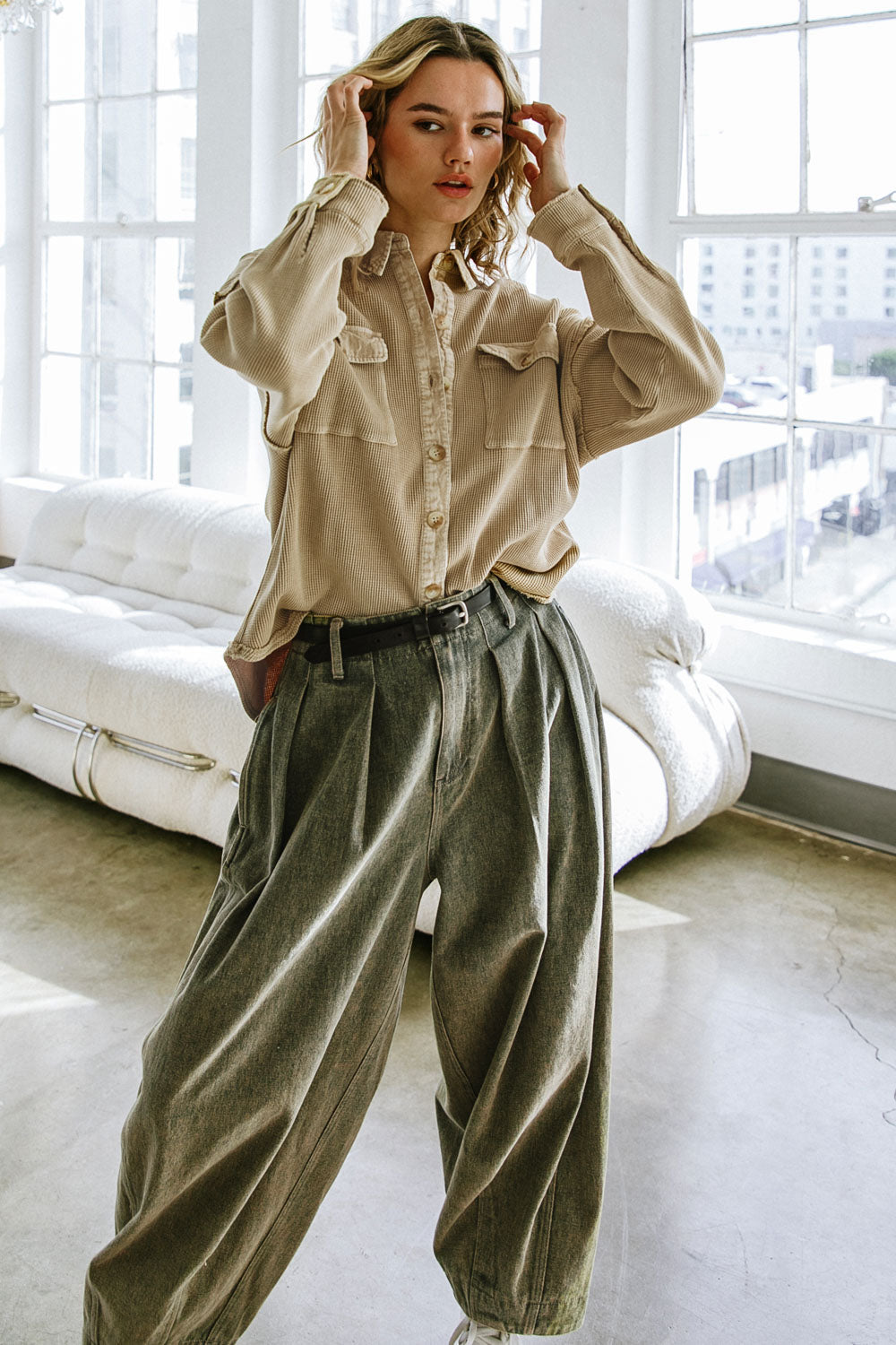 A CHILL MOMENT KNIT TOP - By Baano