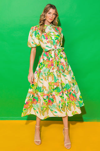 YOU KNOW ME SO WELL POPLIN MIDI SHIRT DRESS - By Baano