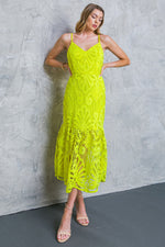 MANHATTAN VILLAGE LACE MIDI DRESS - By Baano