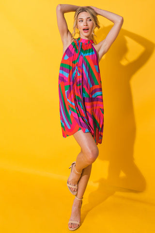 FOREVER UNIQUE WOVEN MINI DRESS - By Baano