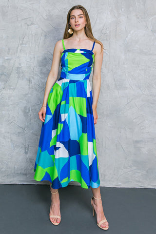 IF YOU DON'T MIND WOVEN MIDI DRESS - By Baano