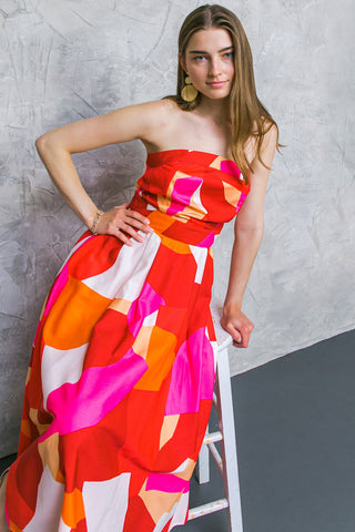 IF YOU DON'T MIND WOVEN MIDI DRESS - By Baano
