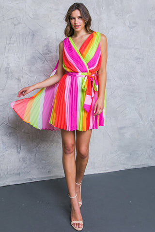 DANCE THE NIGHT WOVEN MINI DRESS - By Baano