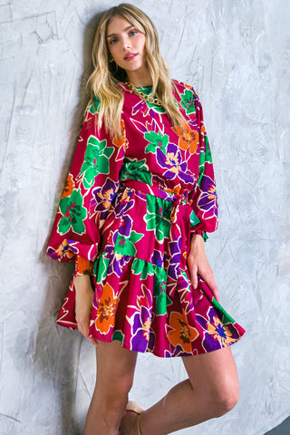 ELEVATED ATTITUDE WOVEN MINI DRESS - By Baano