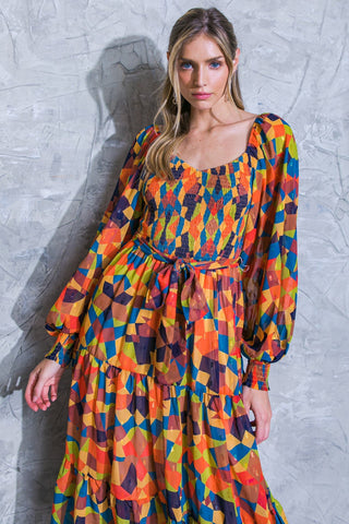 NOTHING WAS THE SAME WOVEN MIDI DRESS - By Baano