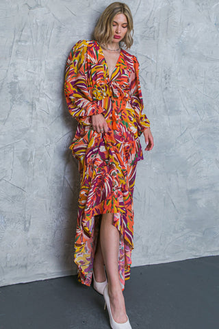 WONDERFUL SOUL WOVEN MAXI DRESS - By Baano