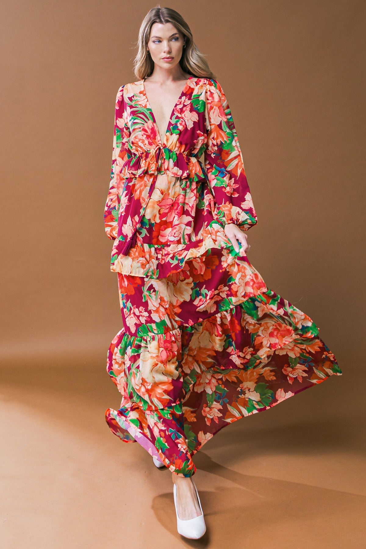 LEAVE YOU SPEECHLESS WOVEN MAXI DRESS - By Baano