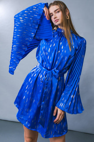 MESMERIZING ELEGANCE WOVEN MINI DRESS - By Baano