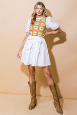 IN MY FEELINGS WOVEN MINI DRESS - By Baano