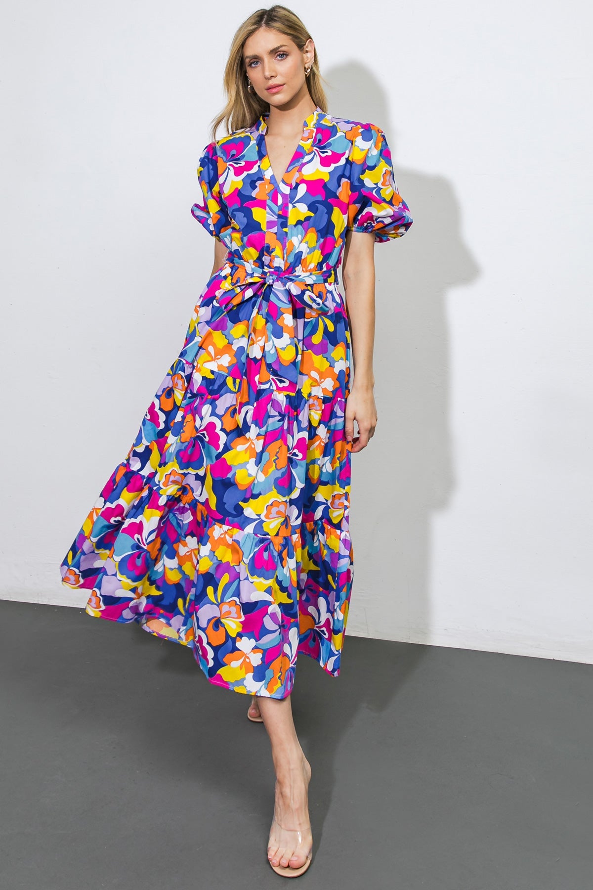 LOVE IN YOUR LIFE POPLIN MIDI DRESS - By Baano