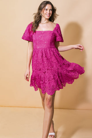 NEVER BE THE SAME WOVEN MINI DRESS - By Baano