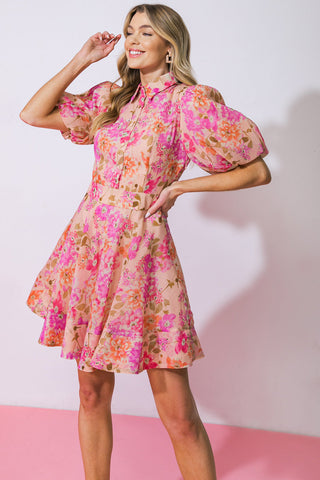 MY ONLY DESIRE WOVEN MINI DRESS - By Baano