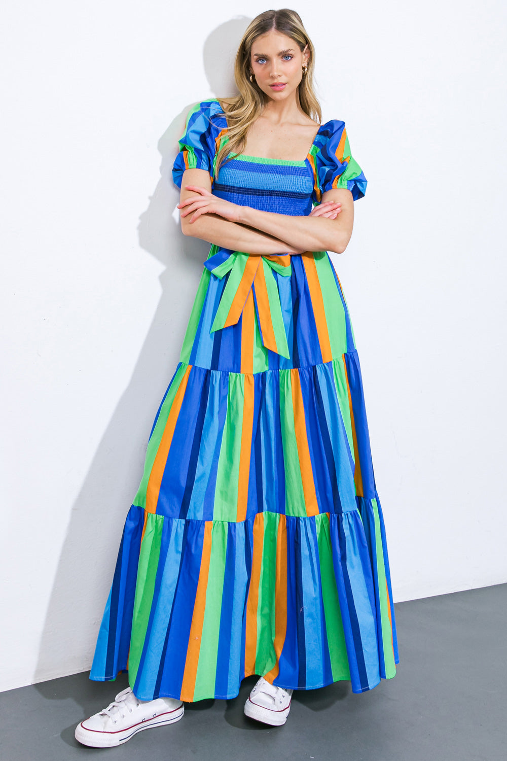 ALL ABOUT THE VIBE WOVEN MAXI DRESS - By Baano