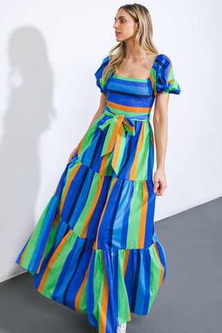 ALL ABOUT THE VIBE WOVEN MAXI DRESS - By Baano