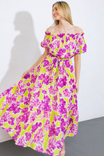 I'M IN CHARGE WOVEN MIDI DRESS - By Baano