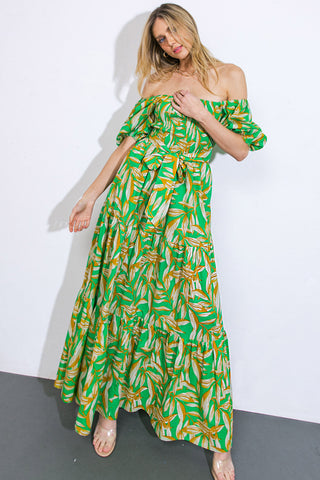 NEVER ENDING DAYS WOVEN MAXI DRESS - By Baano