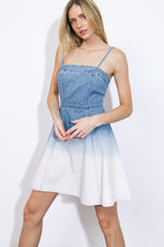 ITS A GIRL THING DENIM MINI DRESS - By Baano