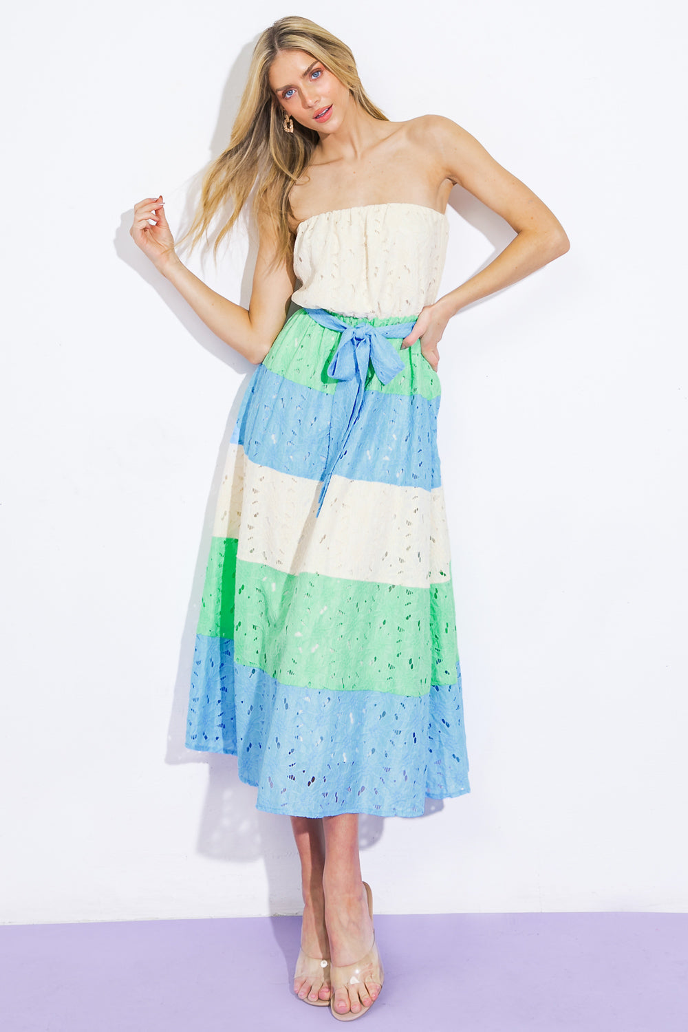 TAKE ME TO CABO WOVEN MIDI DRESS - By Baano