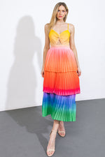 SEEING YOU AGAIN WOVEN MIDI DRESS - By Baano