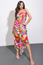 I'VE SEEN IT ALL WOVEN MIDI DRESS - By Baano