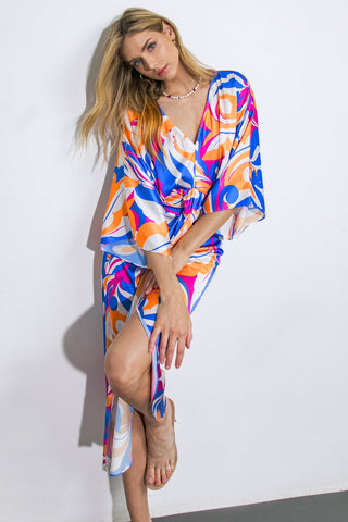 MORE TO SAY WOVEN MIDI DRESS - By Baano