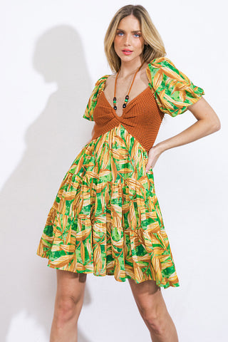 BEACH BUM GIRL'S MINI DRESS - By Baano