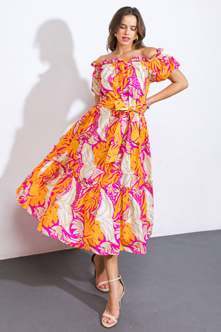 SCENIC OUTINGS WOVEN MINI DRESS - By Baano