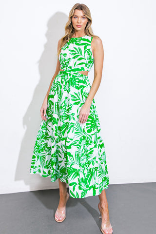 LIVE YOUR TRUTH WOVEN MIDI DRESS - By Baano