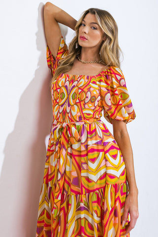 IT'S YOUR PLACE WOVEN MIDI DRESS - By Baano