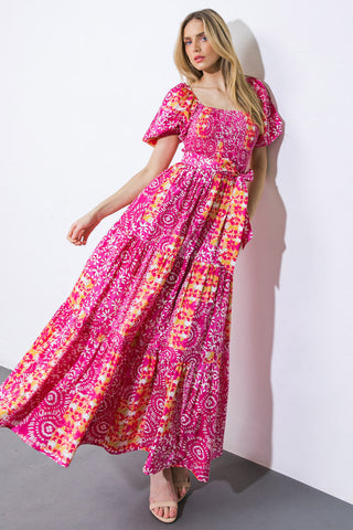 A LEAP OF FAITH WOVEN MAXI DRESS - By Baano