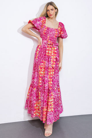 A LEAP OF FAITH WOVEN MAXI DRESS - By Baano