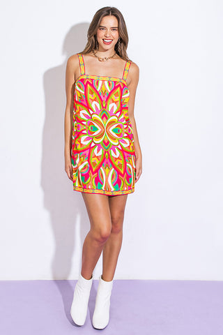 BEST OF DAYS WOVEN MINI DRESS - By Baano