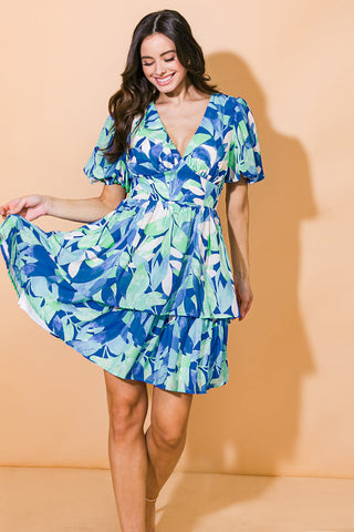 INSTANTLY LOVABLE WOVEN MINI DRESS - By Baano