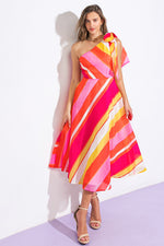 SWEETEN THE DAY WOVEN MIDI DRESS - By Baano