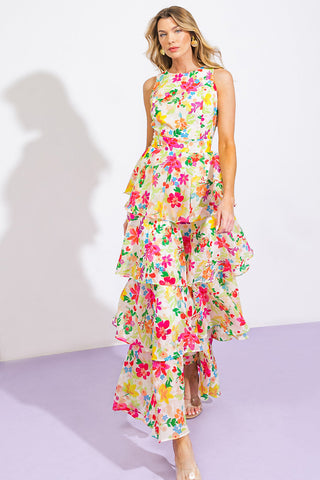 DEL REY HIGH RISE WOVEN MAXI DRESS - By Baano
