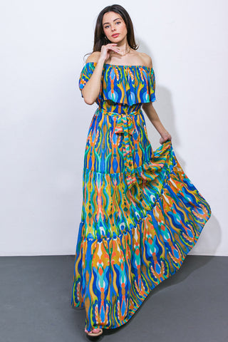 DARE TO BE YOU WOVEN MAXI DRESS - By Baano