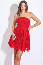 RHYTHM OF THE NIGHT WOVEN MINI DRESS - By Baano