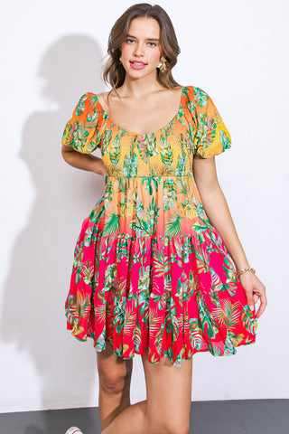 ROAD TO NASHVILLE WOVEN MINI DRESS - By Baano