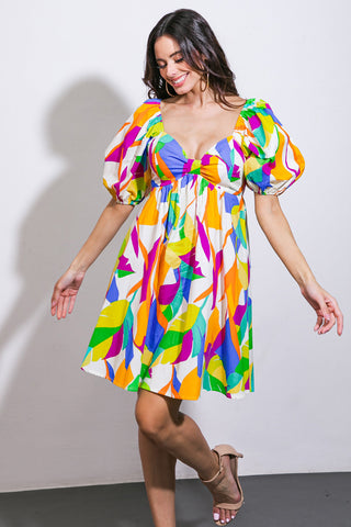 MEANT FOR YOU WOVEN MINI DRESS - By Baano