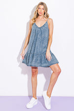 NASHVILLE GIRL WOVEN MINI DRESS - By Baano