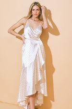 POETRY OF THE HEART WOVEN MIDI DRESS - By Baano