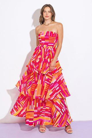 EVENING BREEZE WOVEN MAXI DRESS - By Baano