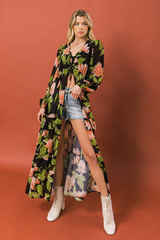 BEIN WITH THE BASICS WOVEN MAXI COVER UP - By Baano