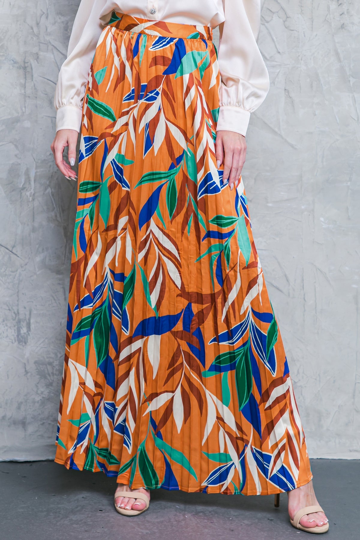 FEELS LIKE FALL WOVEN MAXI SKIRT - By Baano