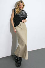 MY LOVE MINE ALL MINE WOVEN MIDI SKIRT - By Baano