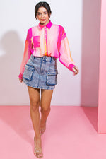 DREAMCATCHER WASHED DENIM SKIRT - By Baano